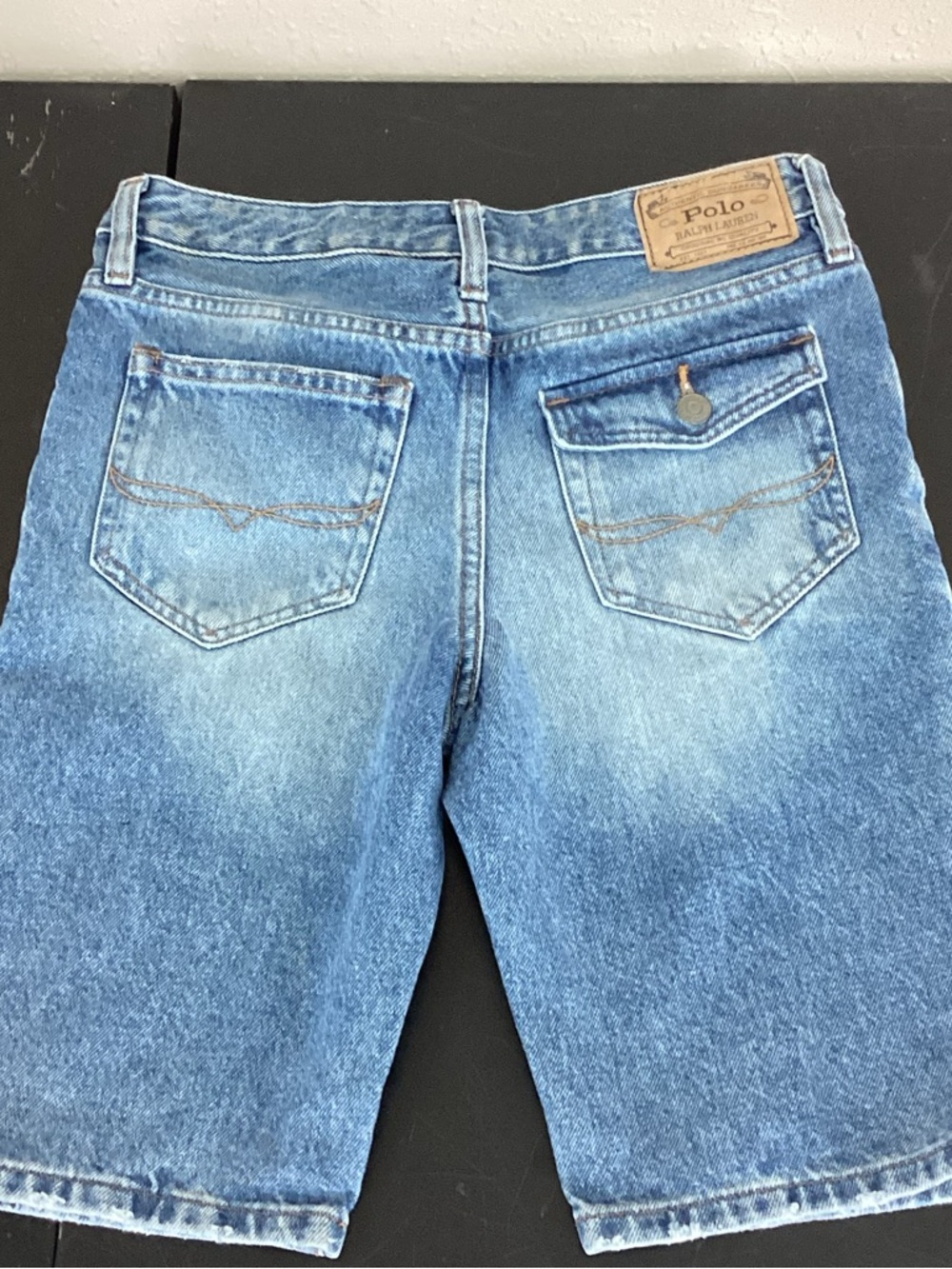 Ralph Lauren Light Blue Denim Young Men’s  Shorts The Skater